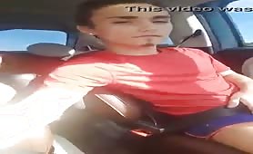Sucking my uncle's cock in the car