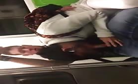 Sucking a straight guy in the subway part II