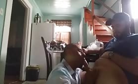 Sucking my cute married neighbor for the first time