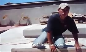 Latin str8  construction worker fucks a colleague