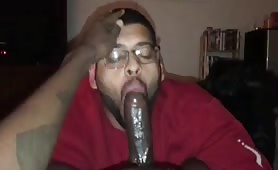 Young dominican guy servicing a straight african cock