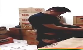 fucking the str8 delivery guy in the warehouse