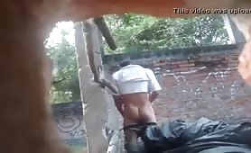 hidden camera gay man gets fucked in a construction site 